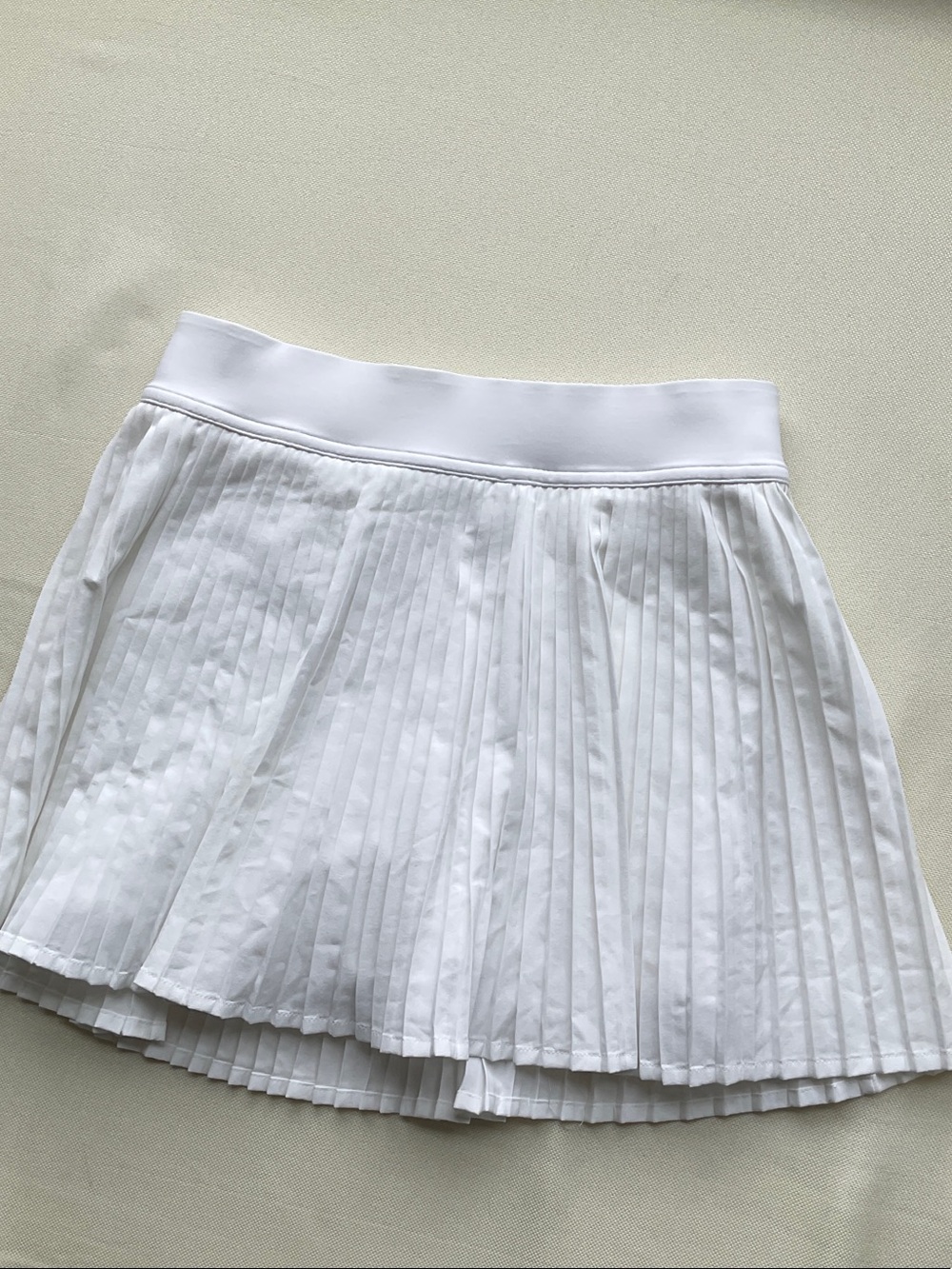 lululemon athletica White Pleated Skater Skirt